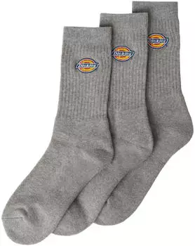 Dickies Valley Grove 3er-Pack Crew-Socken (DK0A4X82GYM1) grau
