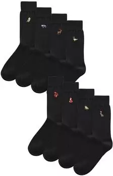 Next Fashion Socken black woodland