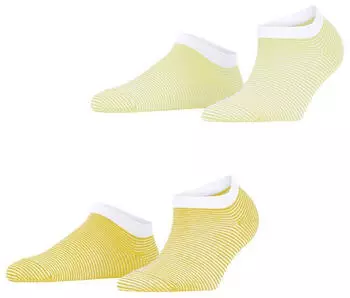 Esprit Fine Stripe Multipack Sneaker Socken (17520) gelb yellow mix