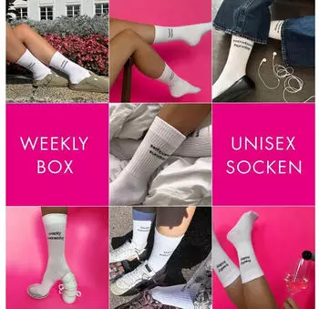 Hudson Weekly-Box Sportsocken (103) wei&szlig;