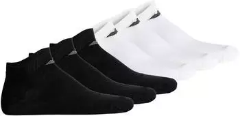 Emporio Armani Casual Cotton Sneakersocken 6er Pack schwarz/weiß