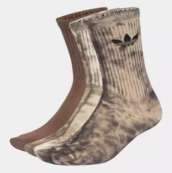 Adidas Tie Dye Crew Sportsocken, 3er-Pack (KD0974) utility schwarz/sanftes wei&szlig;/earth strata