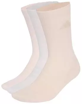 Adidas Cushioned Crew Socks 3 Pair Pack (D5273) putty mauve/distilled pink/frozen purple/wonder beige
