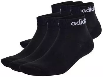 Adidas Linear Cushioned Ankle Socken 6er-Pack schwarz