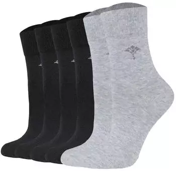 Joop! Daily Glam Organic GOTS Socks 2x schwarz/graumelange
