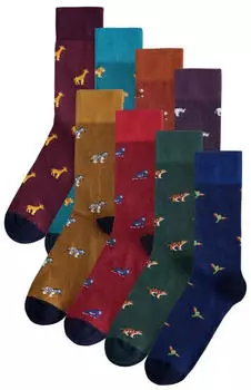Next Fashion Chaussettes Socken (F8989541) blue/red safari animals