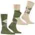 Burlington Everyday Argyle Mix 2-Pack Socken aus gekämmter Baumwolle salvia