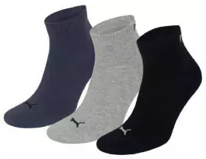 Puma Quarter Plain 3P Socken marine