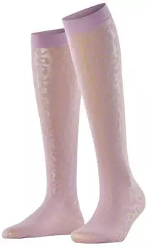 Falke Feinkniestrümpfe Wild Breed Vollplüsch Farbverlauf misty lila