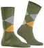 Burlington King / Tartan gemusterte Socken (21290) lime green