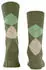 Burlington King / Tartan gemusterte Socken (21290) lime green