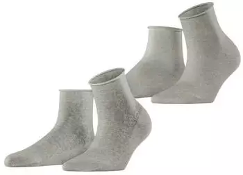 Esprit Lacy Flowers 2-Pack Socken (18690) storm grey