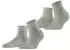 Esprit Lacy Flowers 2-Pack Socken (18690) storm grey