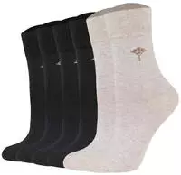 JOOP! Damen Socken, 6er Pack - Daily Glam Organic GOTS Socks, Baumwoll-Mix, uni