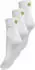 Only Onltine Heart Tennis Socken 3er-Pack weiß/gold lurex heart