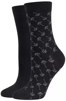 Joop! Premium Essential Organic Cotton Sneaker Socken 2er-Pack (36694650) schwarz