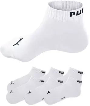 Puma Gepolsterte Next Crew 6P Ecom Socken schwarz/wei&szlig;