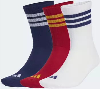 Adidas Knee Sock 2P Kniestr&uuml;mpfe dunkelblau/team power rot 2/wei&szlig;