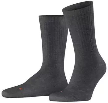 Falke Run Rib Crew U So (12574) dunkelgrau