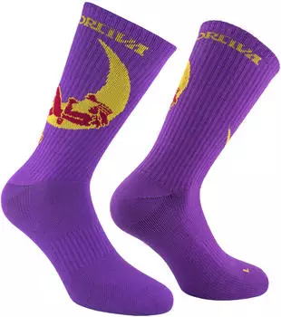 La Sportiva Climbing on the Moon Socken (ZZCS003Y00U00) yellow/purple