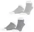 Esprit Fine Line 2-Pack Sneakersocken (17886) grau sortiment