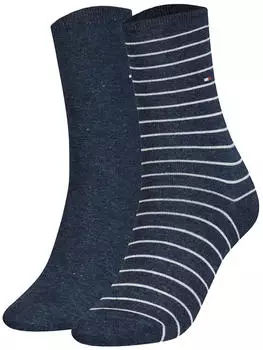 Tommy Hilfiger Small Stripe Classic 2x Pack mittelblau/jeans