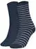 Tommy Hilfiger Small Stripe Classic 2x Pack mittelblau/jeans