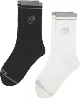 Jack Wolfskin PAW SOCK CL C Socken (A65774-6073) black / white