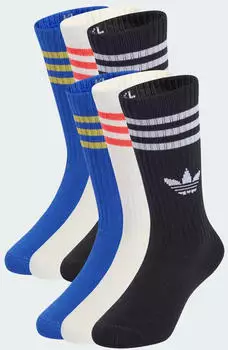 Adidas 3-Stripes Kids Crew Socks 6-Pack (KT1998) bold blue/cloud white/schwarz