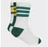 Adidas 3-Stripes Sportswear Cushioned Ankle Socks, 3 Pairs (JG3998) off white/collegiate green/off white