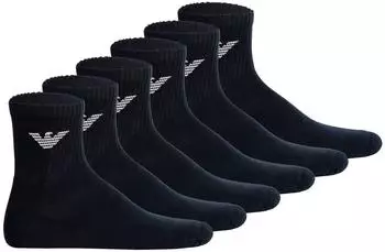Emporio Armani Sporty Sponge 6P Sportsocken blau