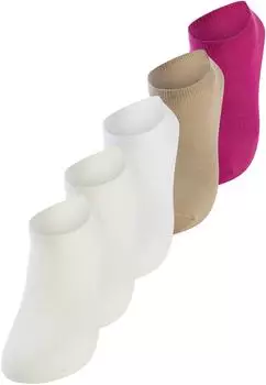 HUGO 6P AS UNI CC W 10 Socken 6er-Pack creme/camel/dunkelpink/weiß