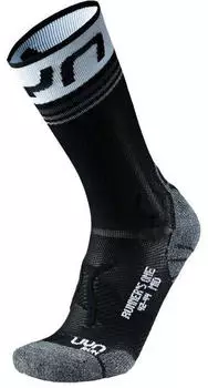 UYN Woman Runner's One Mid Socks (S100270) schwarz/wei&szlig;