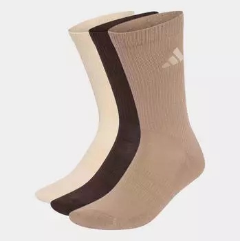 Adidas Cushioned Sportswear Crew Socken 3er-Pack (KQ6777) crystal linen/aurora coffee/chalky brown