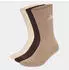 Adidas Cushioned Sportswear Crew Socken 3er-Pack (KQ6777) crystal linen/aurora coffee/chalky brown