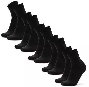 Danish Endurance Quarter Pro Sports Socks (DN-60000) schwarz