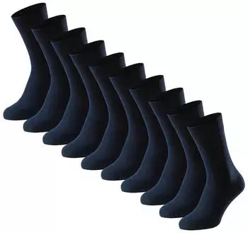Schiesser Bluebird Socken 10er Pack Baumwoll-Mix (TB_18327-10P-804-39) blau