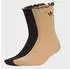 Adidas Ruffle CR S 2P Sportsocken (KR4220) magic beige/aurora coffee