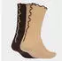 Adidas Ruffle CR S 2P Sportsocken (KR4220) magic beige/aurora coffee