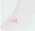 Adidas 3 Stripes Essentials Cushioned Crew Socks (KQ6776) white/semi frozen turbo/clear mint/frozen purple