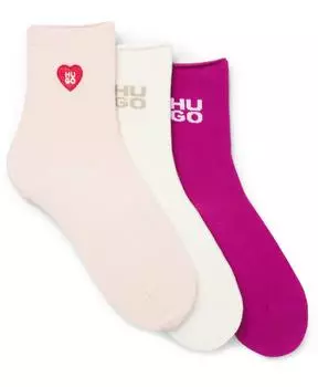 HUGO 3P SH HEART CC W Kurzsocken (50570082) mehrfarbig