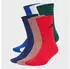 Adidas 6-Pack Cushioned Crew Socken (KY1904) royal blue/dark blue/warm clay/pure ruby