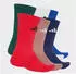 Adidas 6-Pack Cushioned Crew Socken (KY1904) royal blue/dark blue/warm clay/pure ruby