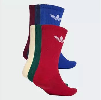 Adidas 6-Pack Mid Ankle Socken night indigo/collegiate green/maroon