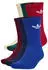 Adidas 6-Pack Mid Ankle Socken night indigo/collegiate green/maroon