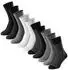 Schiesser Bluebird Socken 10er Pack Baumwoll-Mix (TB_18327-10P) schwarz/grau/weiß