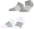 Esprit Summer Stripe 2-Pack Sneakersocken (17451) white grey mix
