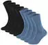 Camano Soft Socks 8-Pack blau/schwarz