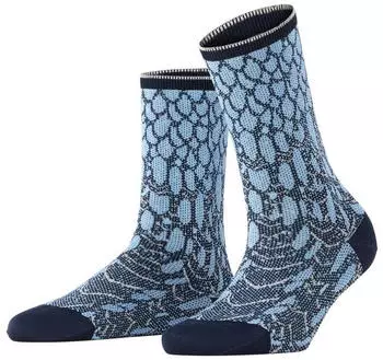 Falke Owl Rhapsody Socken space blue