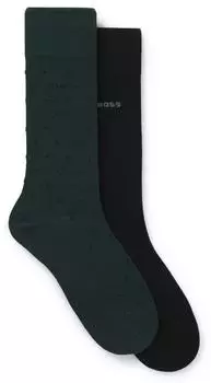Hugo Boss MiniDot VIBambo Business Socks 2PRS (45120714) open grün 399